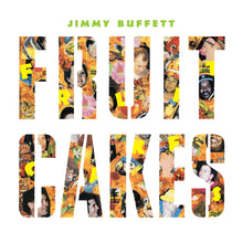Load image into Gallery viewer, Jimmy Buffett Fruitcakes Vinyl-one sunshine ray disc and one apricot disc
