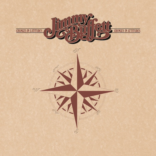 Jimmy Buffett Changes in Latitude Changes in Attitude Vinyl- one tiger eye brown colored disc