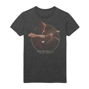 tee-dark grey-mac with guitar "once in a lifetime"