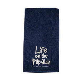 Life on the Flip Side Beach Towel